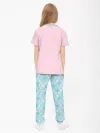 Детская пижама с брюками хлопок / P030_OmHomePink