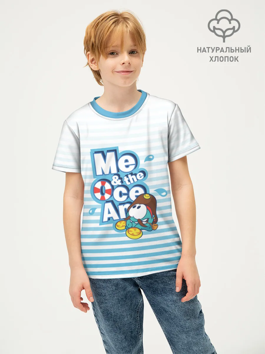 Детская футболка хлопок / Ам Ням TShirtStripes