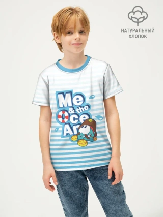 Детская футболка хлопок / Ам Ням Stripes