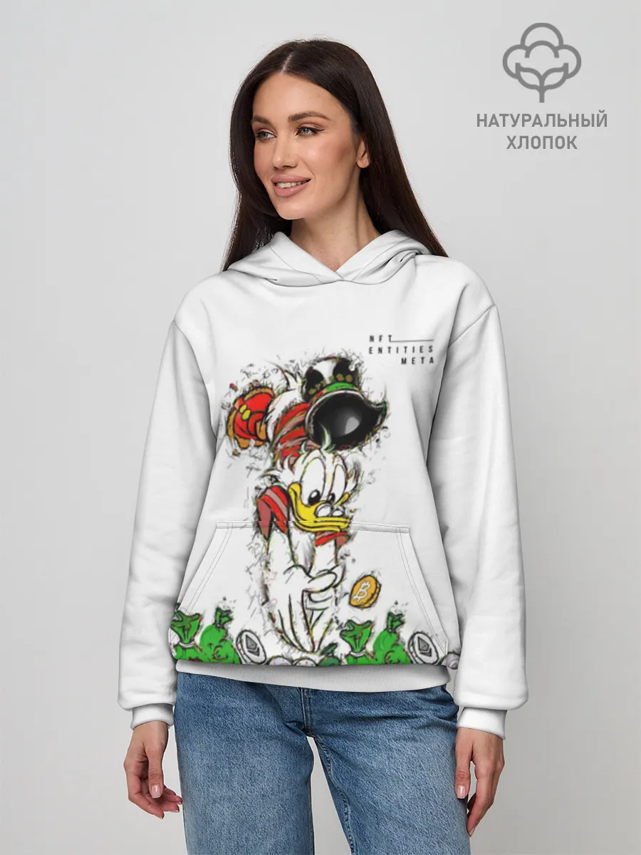 Худи женский база хлопок / Scrooge