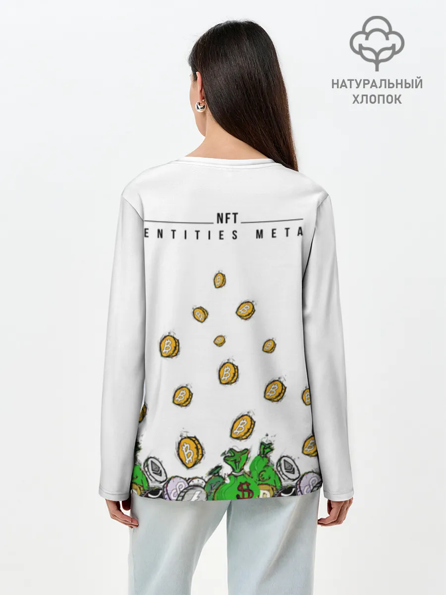 Лонгслив женский. Хлопок / Scrooge Money