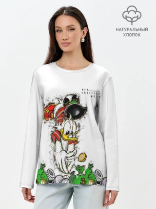 Лонгслив женский. Хлопок / Scrooge Money