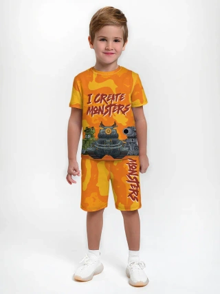 Детская пижама с шортами / Gerand Orange