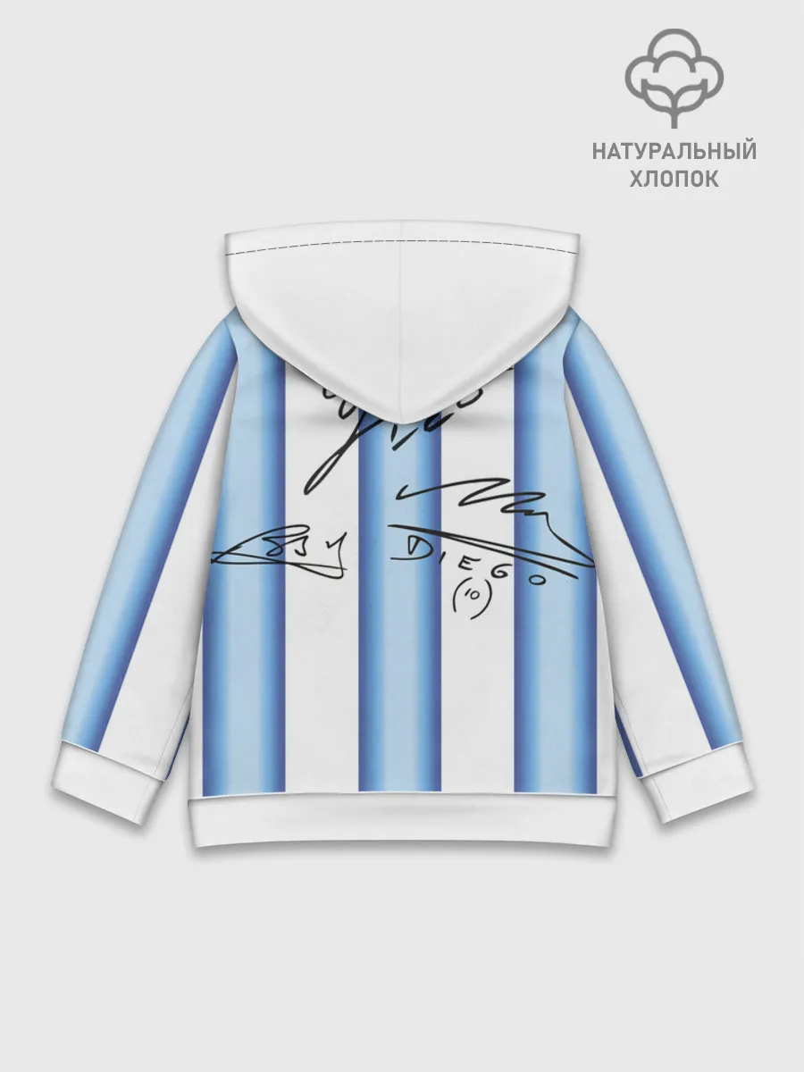 Детское худи хлопок / Футбол Аргентина