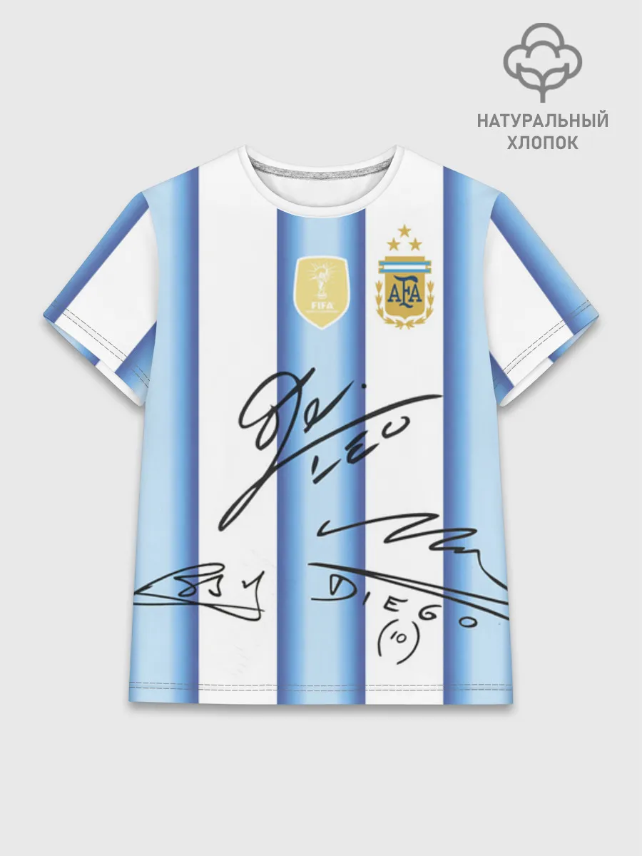 Женская базовая футболка хлопок / Футбол Аргентина