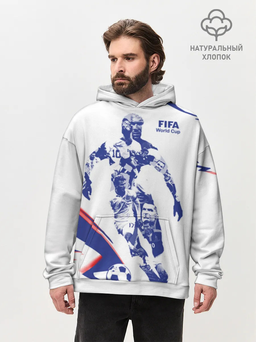 Худи мужской оверсайз хлопок / Fifa World