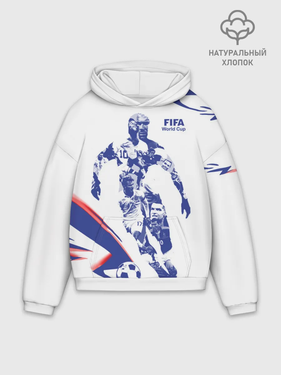 Худи мужской оверсайз хлопок / Fifa World