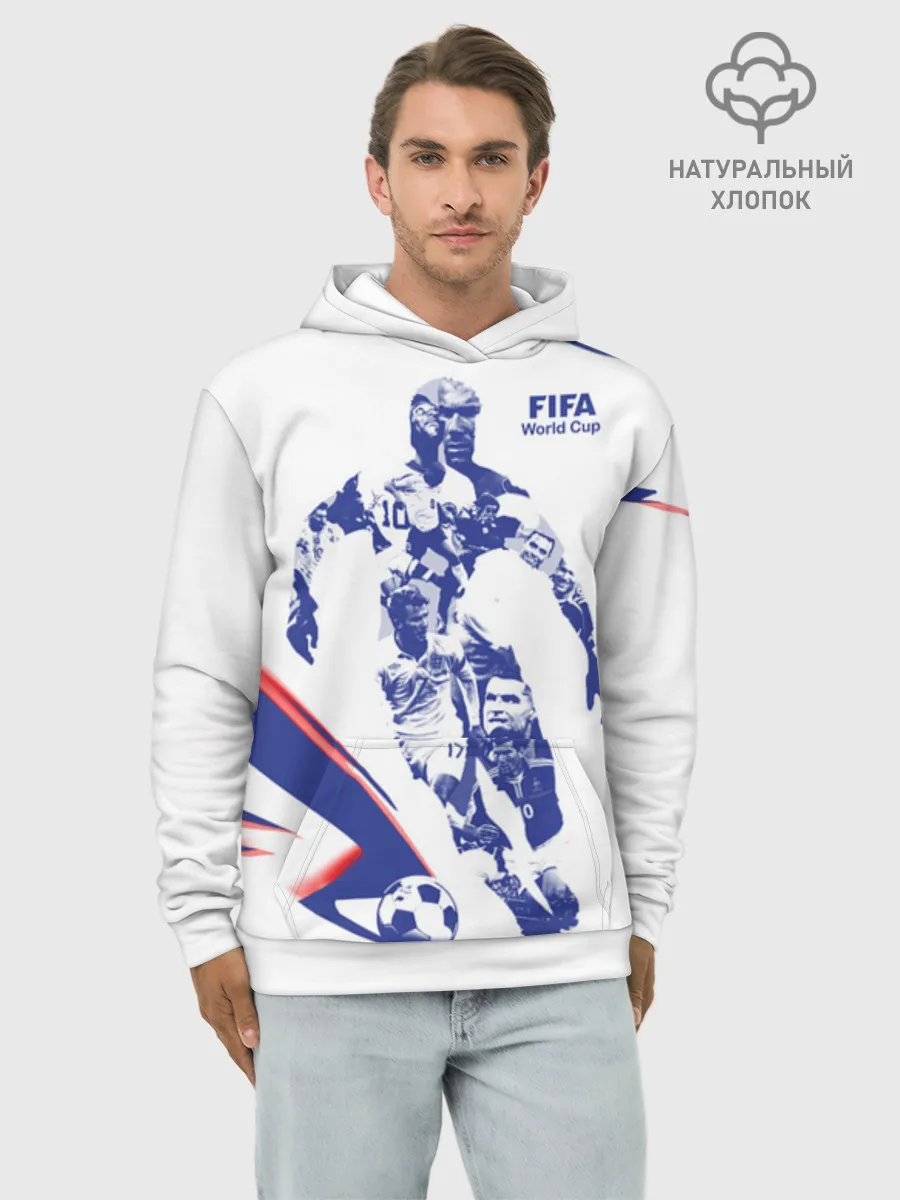 Худи мужской база хлопок / Fifa World