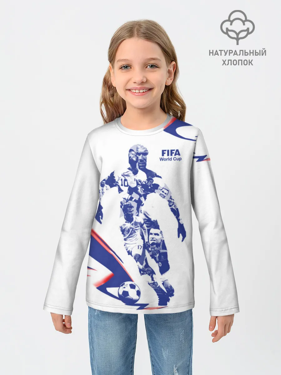 Детский лонгслив хлопок / Fifa World
