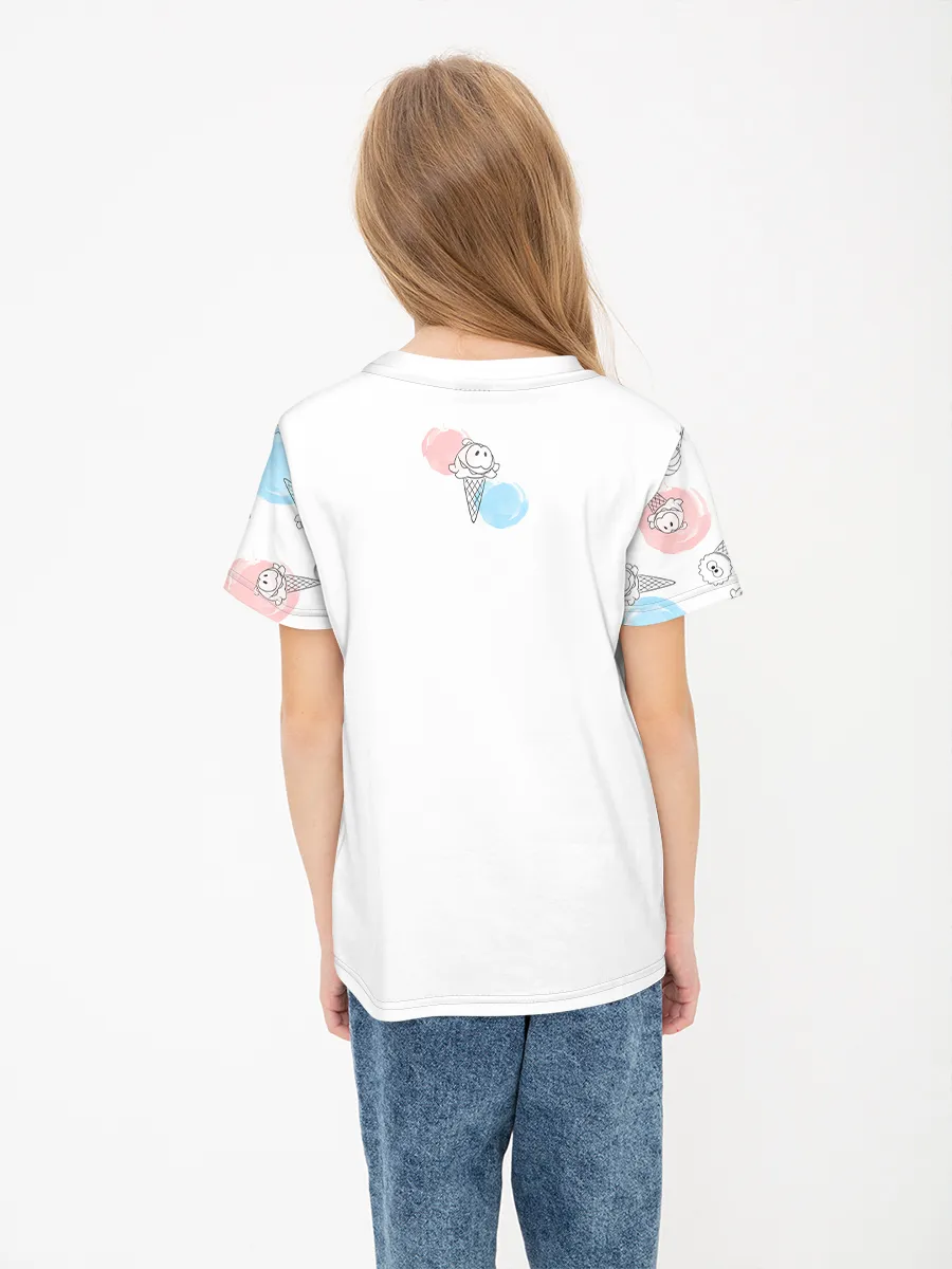 Детская футболка хлопок / P030_OmIceCream