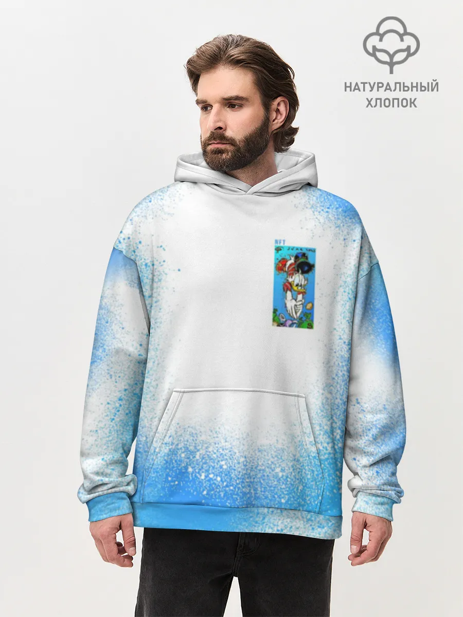 Худи мужской оверсайз хлопок / Скрудж Макдак