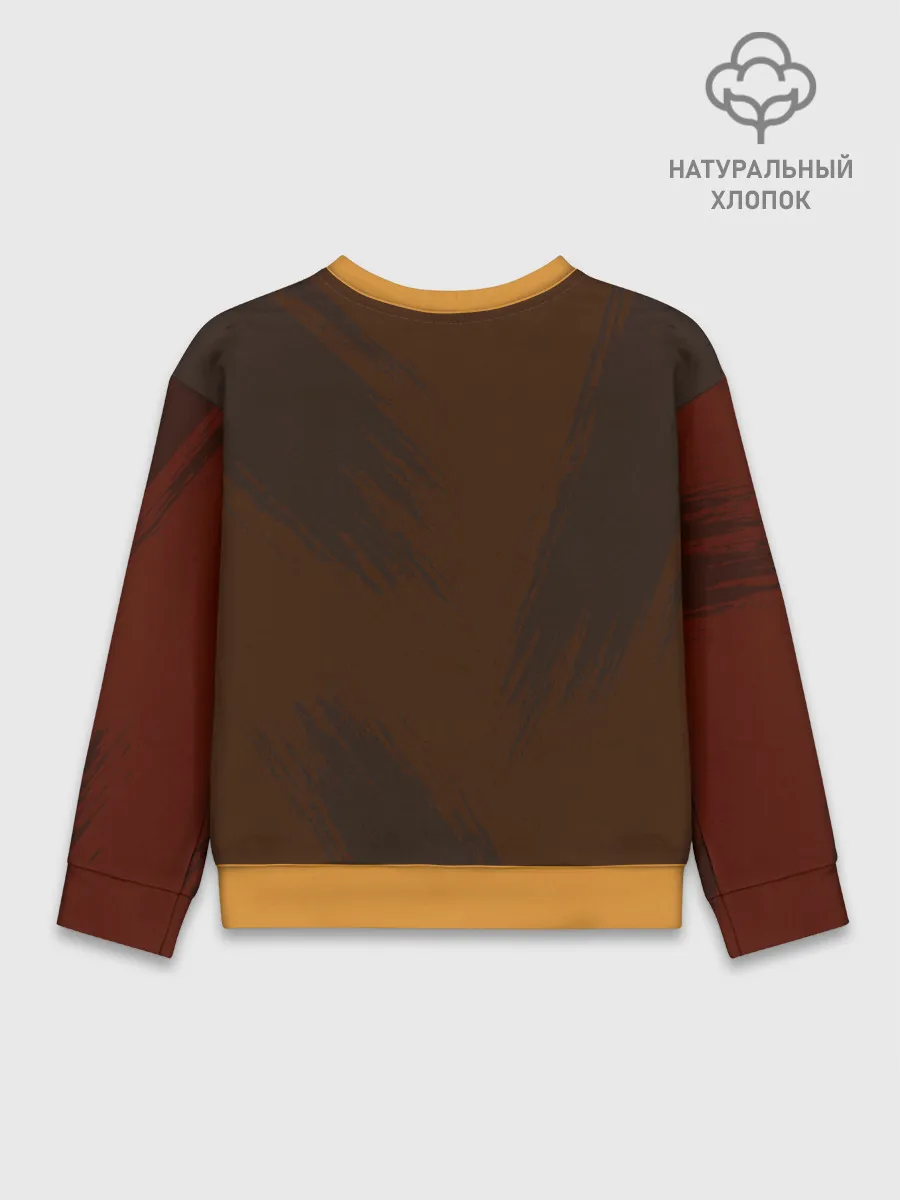 Детский свитшот хлопок / Геранд Brown