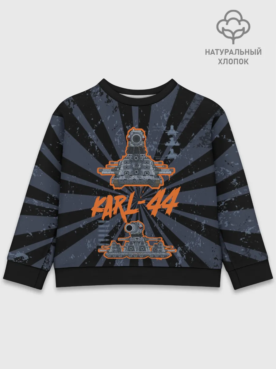 Детский свитшот хлопок / Геранд Black