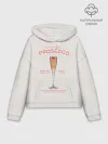 Худи женский оверсайз хлопок / Prosecco