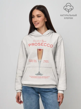 Худи женский база хлопок / Prosecco