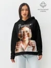 Худи женский оверсайз хлопок / Prosecco Black