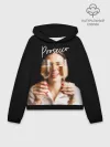 Худи женский оверсайз хлопок / Prosecco Black