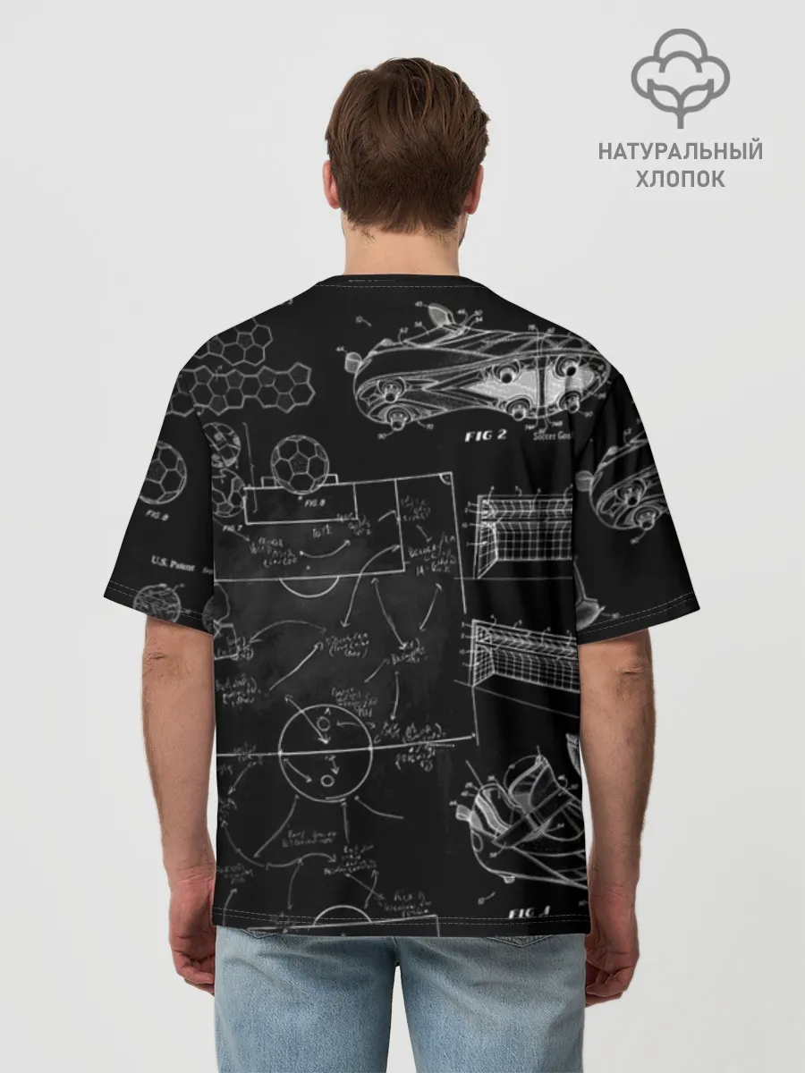 Футболка Мужская оверсайз премиум / Fifa Black