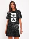 Женское платье хлопок / Fifa Black