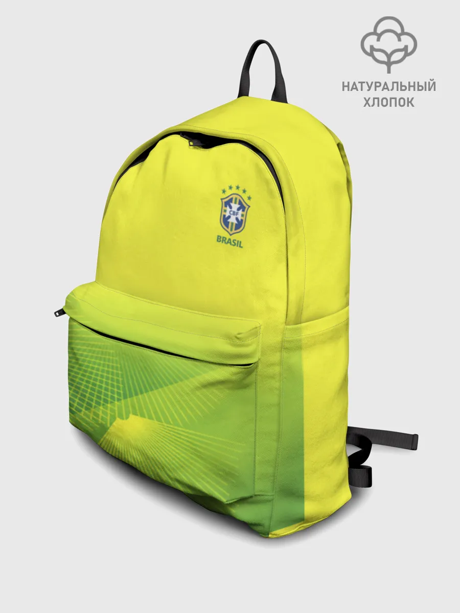 Рюкзак взрослый джинсовый / Football Бразилия