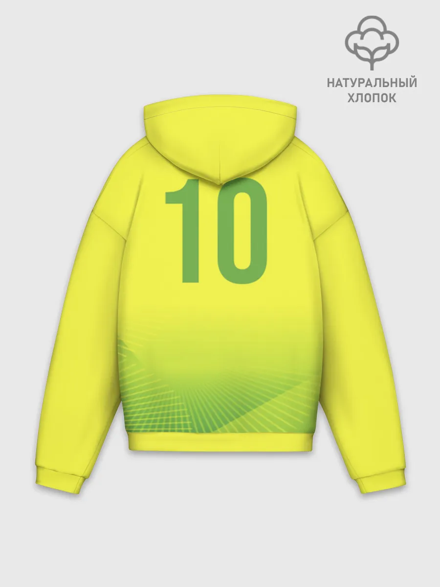 Худи мужской оверсайз хлопок / Football Бразилия