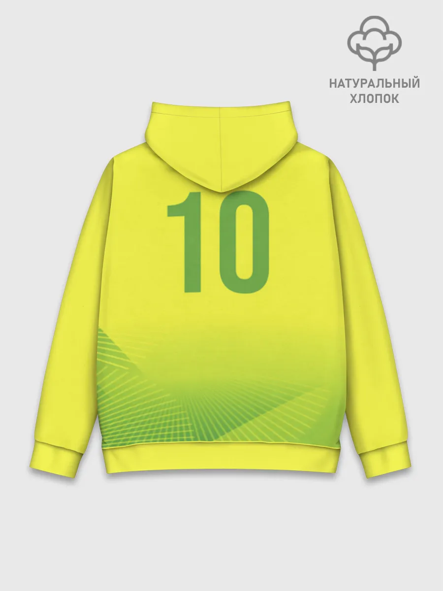 Худи мужской база хлопок / Football Бразилия