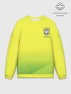 Мужской свитшот оверсайз хлопок / Football Бразилия