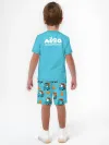 Детская пижама с шортами / Грузовичок Лёва LevaLightBlue