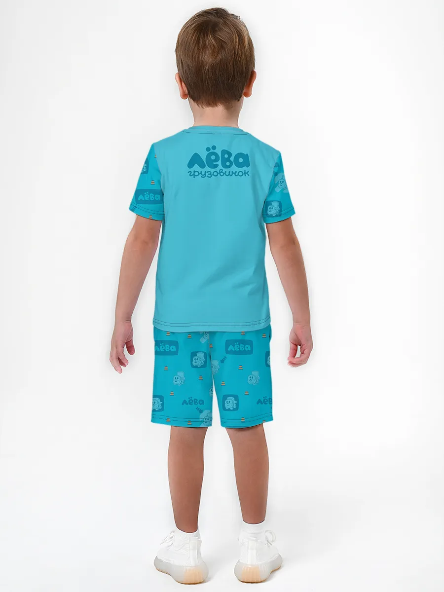 Детская пижама с шортами / Грузовичок Лёва LevaBlue
