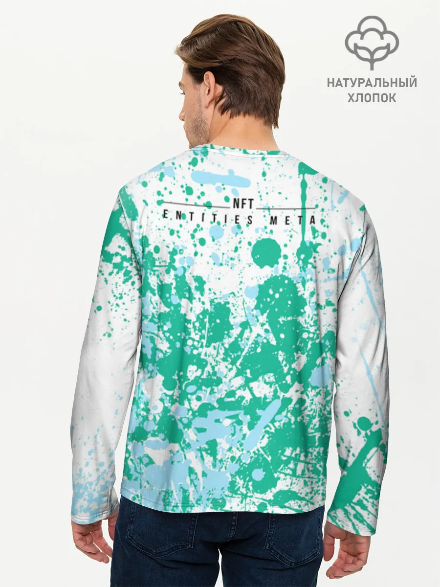 Мужской лонгслив хлопок / Месси