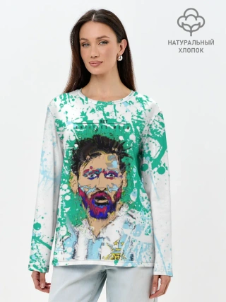 Лонгслив женский. Хлопок / Месси