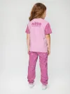 Детская пижама с брюками хлопок / P016_LeaPink