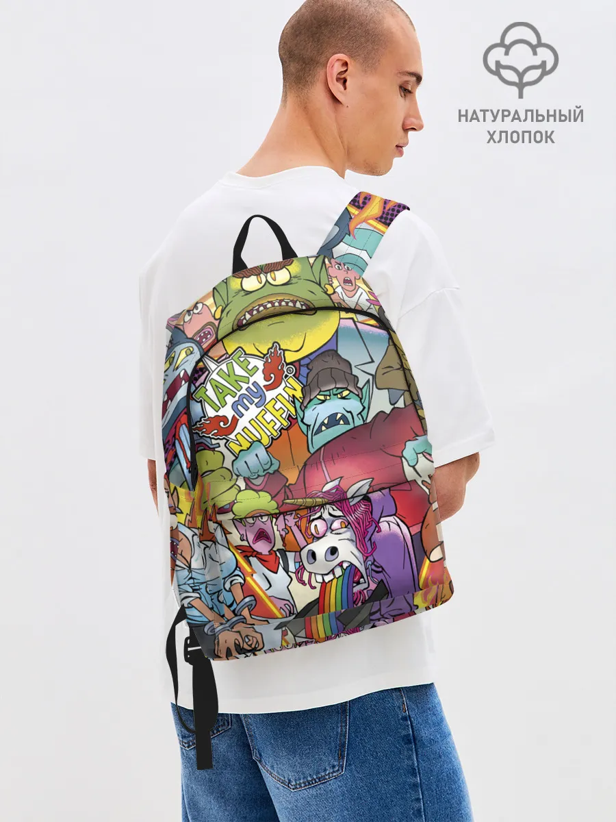 Рюкзак взрослый джинсовый / Take My Muffin