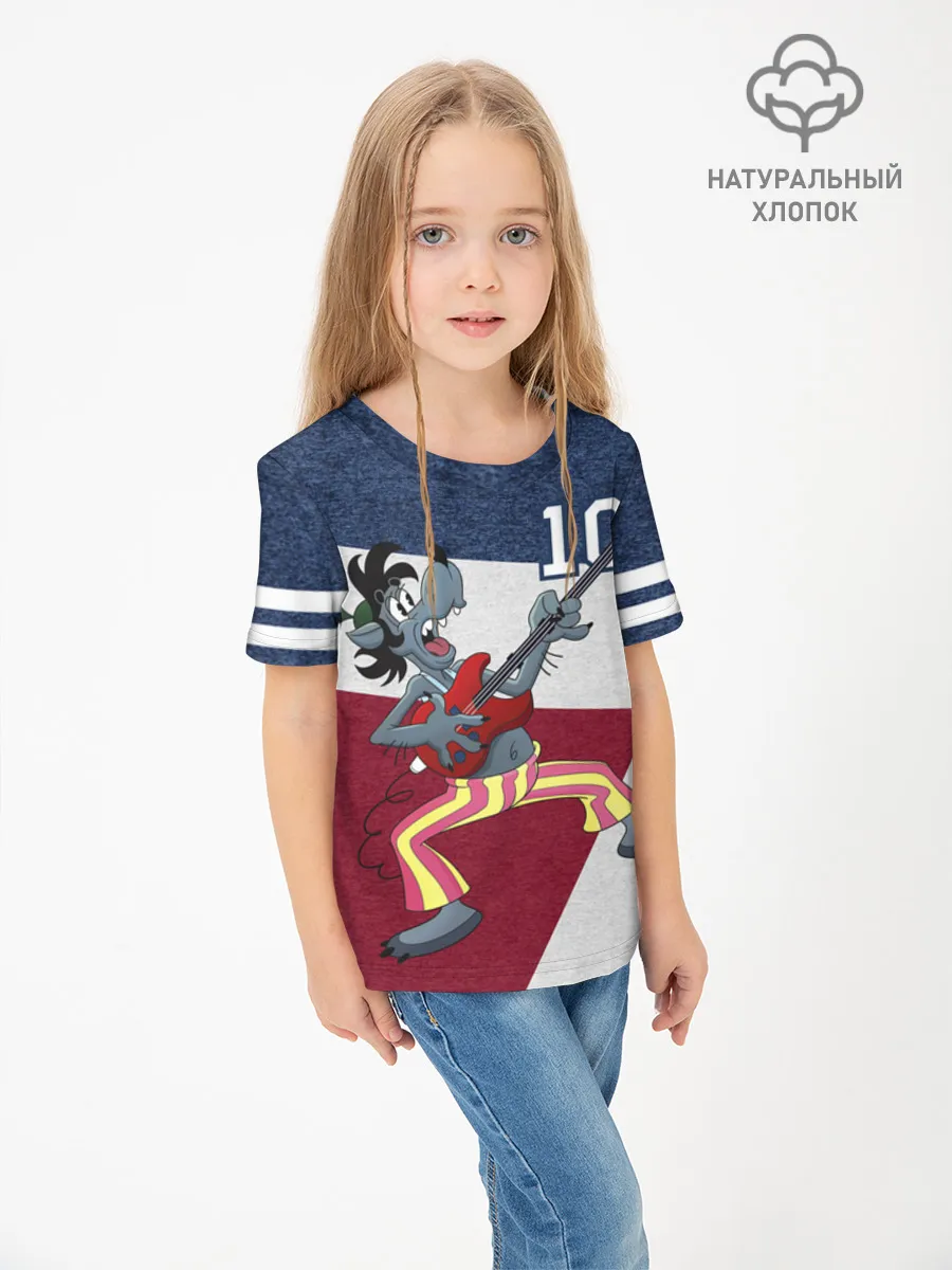 Детская футболка хлопок / Волк 10