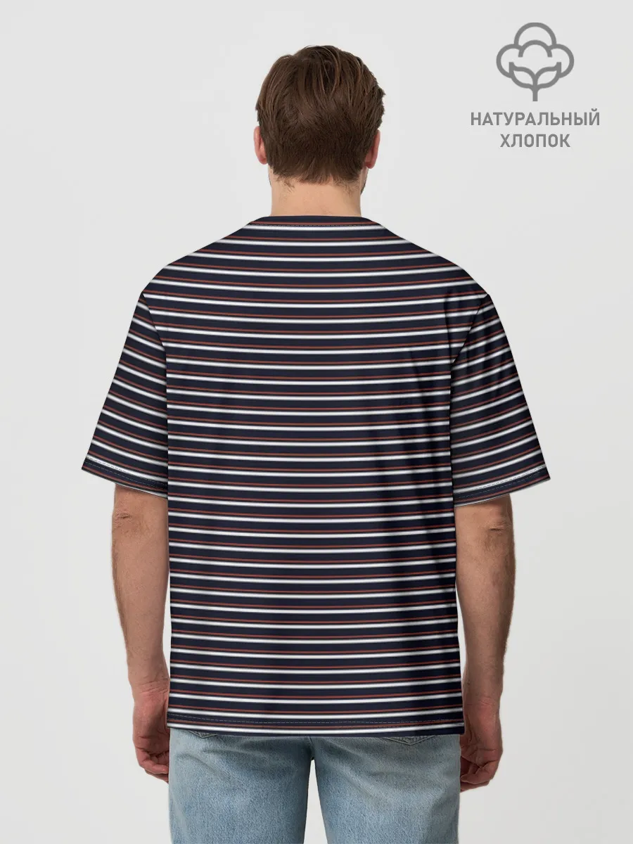 Мужская футболка оверсайз хлопок / Дизайн #54188