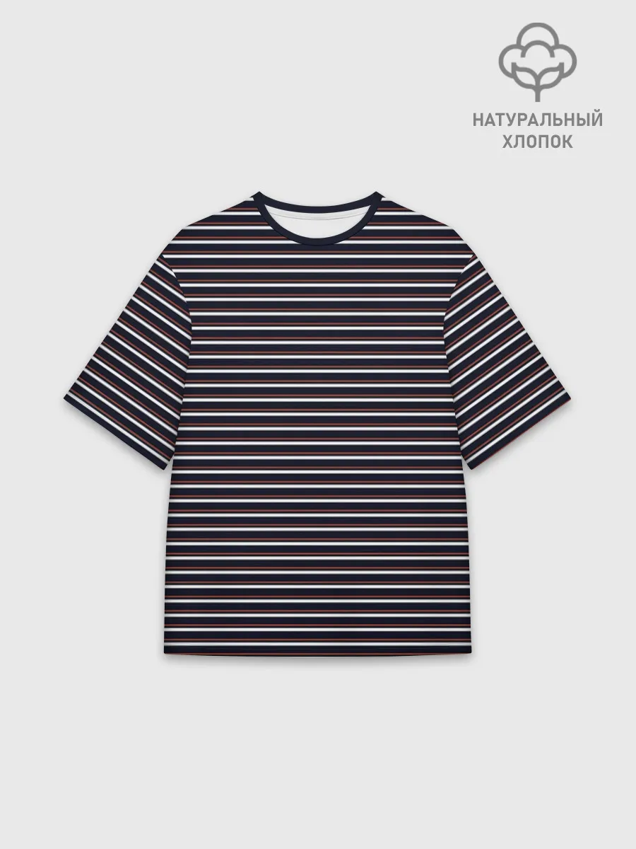 Мужская футболка оверсайз хлопок / Дизайн #54188