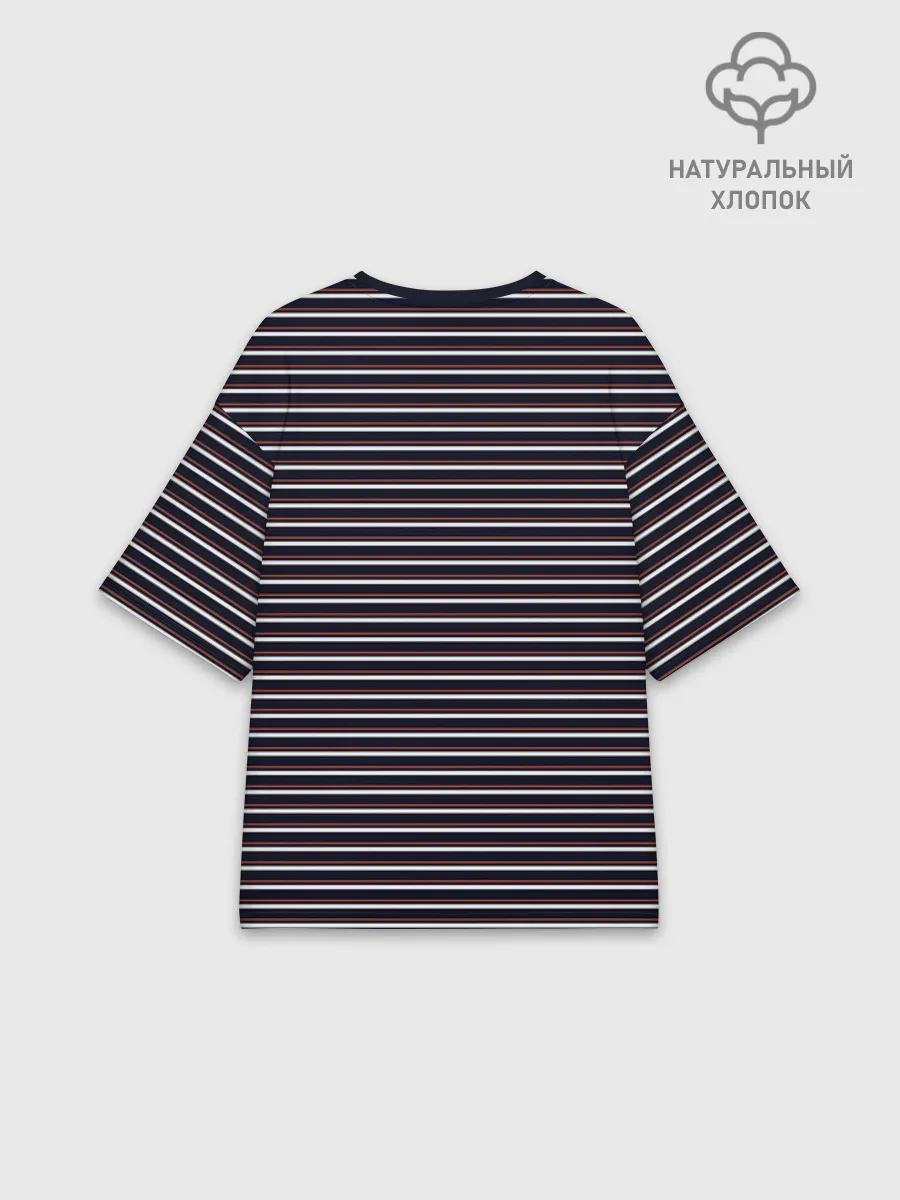 Женская футболка оверсайз хлопок / Дизайн #54188