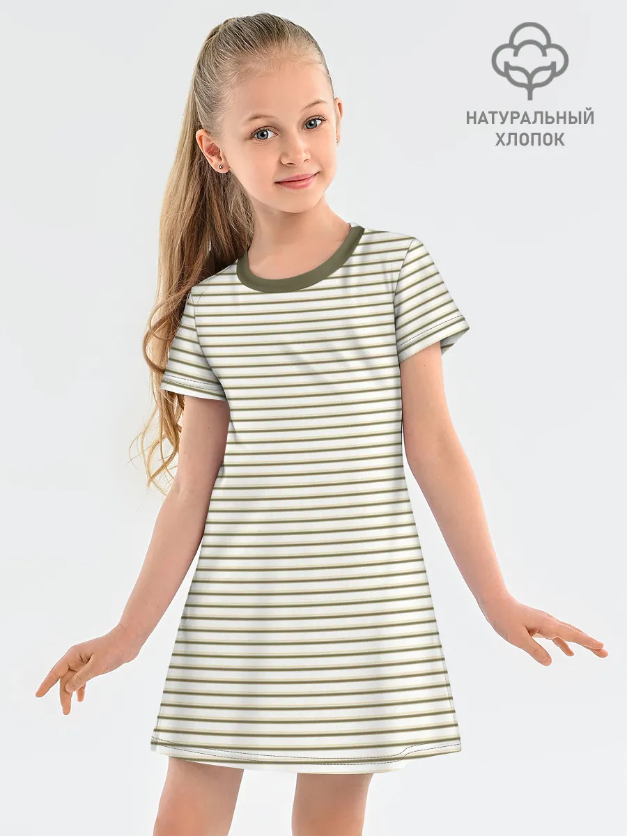 Детское платье хлопок / Дизайн #54187