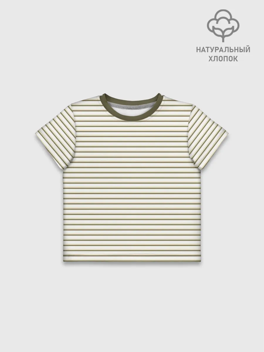 Футболка для девочки укороченная оверсайз хлопок / Дизайн #54187