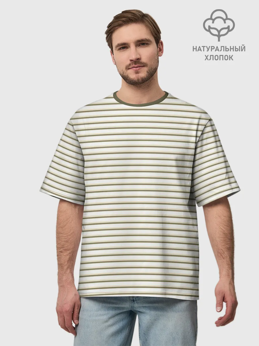 Мужская футболка оверсайз хлопок / Дизайн #54187