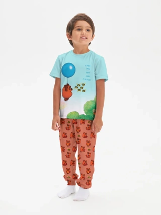 Детская пижама с брюками хлопок / Винни Пух Тучка