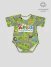 Боди для малышей / Грузовичок Лёва Green
