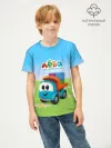 Детская футболка хлопок / Грузовичок Лёва Play