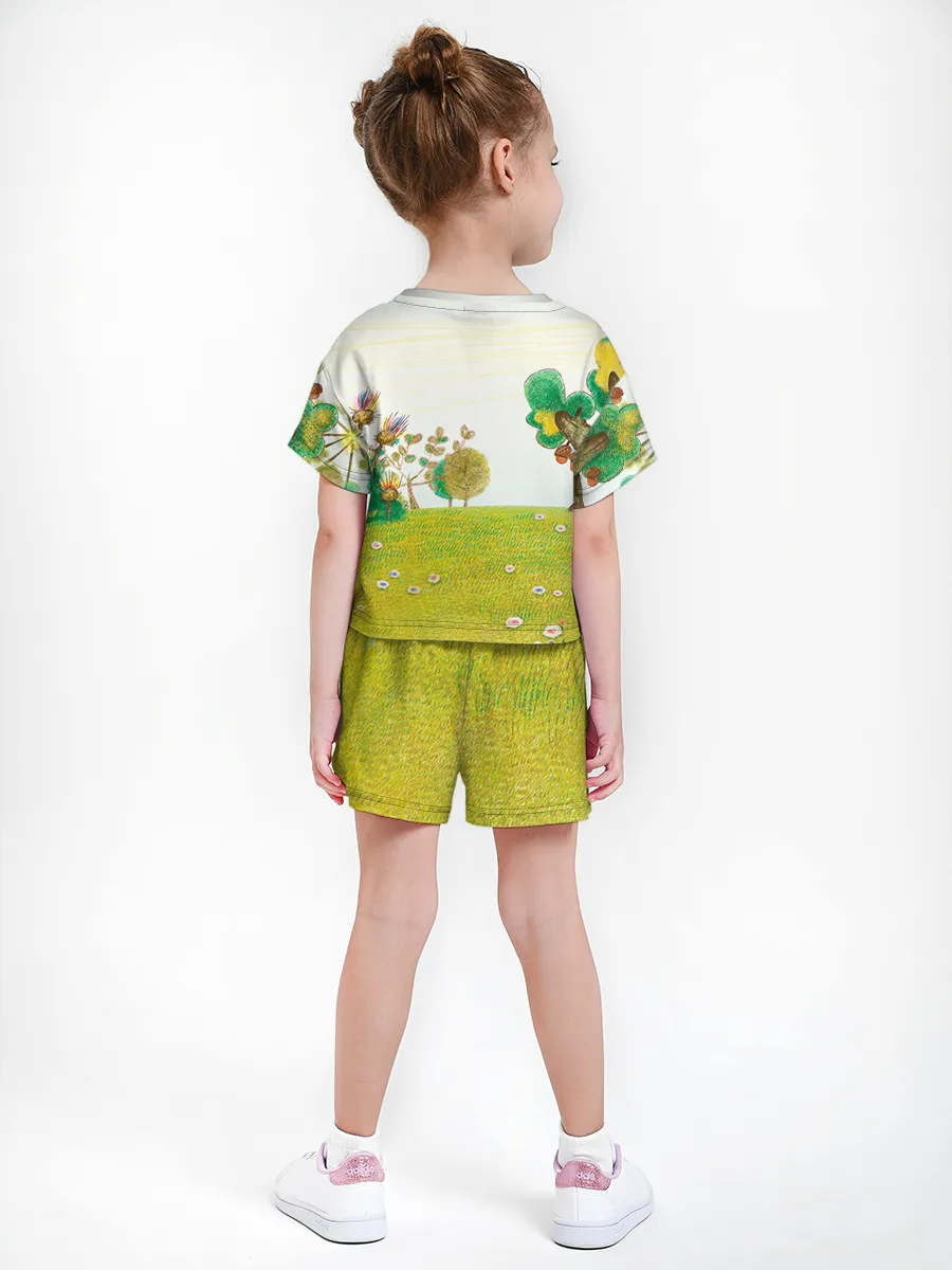 Девочкина пижама с шортами / Винни Пух и Пятачок