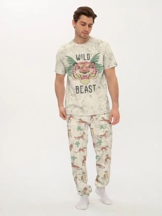 Мужская пижама с брюками / Шархан Grange