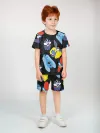 Детская пижама с шортами / P014_BMBlack
