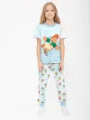 Детская пижама с брюками хлопок / Карлсон LightBlue