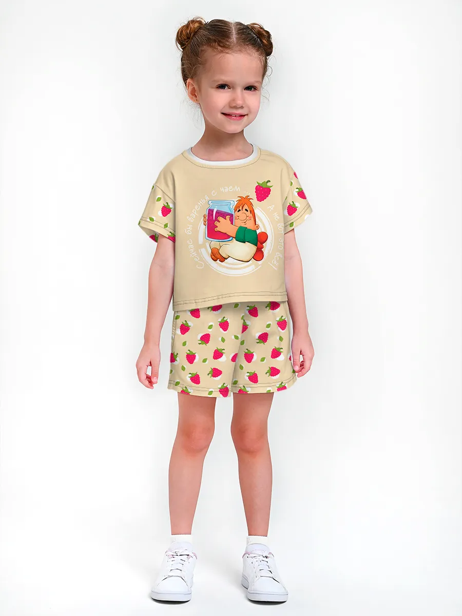 Девочкина пижама с шортами / Малыш и Карлсон Jam