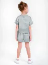 Девочкина пижама с шортами / P014_ProstokvashenoGrey