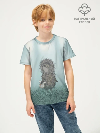 Детская футболка хлопок / Ёжик в тумане Fog